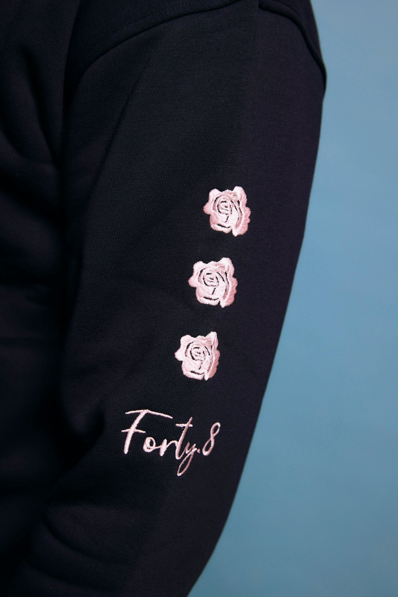 LA ROSA 'TUPAC' HOODIE - NAVY BLUE - LA ROSA