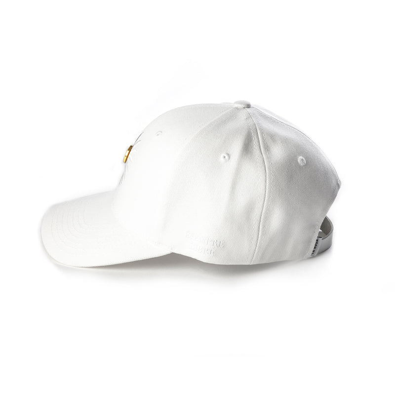 SIEMPRE LIBRÈ WHITE BASEBALL CAP - LA ROSA COPENHAGEN