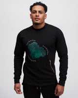 LA ROSA 'GREEN ROLEY ROSES' CREWNECK - LA ROSA COPENHAGEN