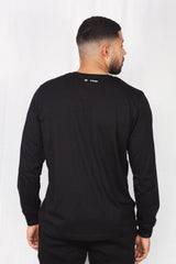 TEE 'ORIGINAL ROSE LONG SLEEVE' - BLACK