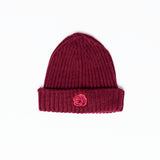 BEANIE 'KIDS WOOL ROSE' - BURGUNDY