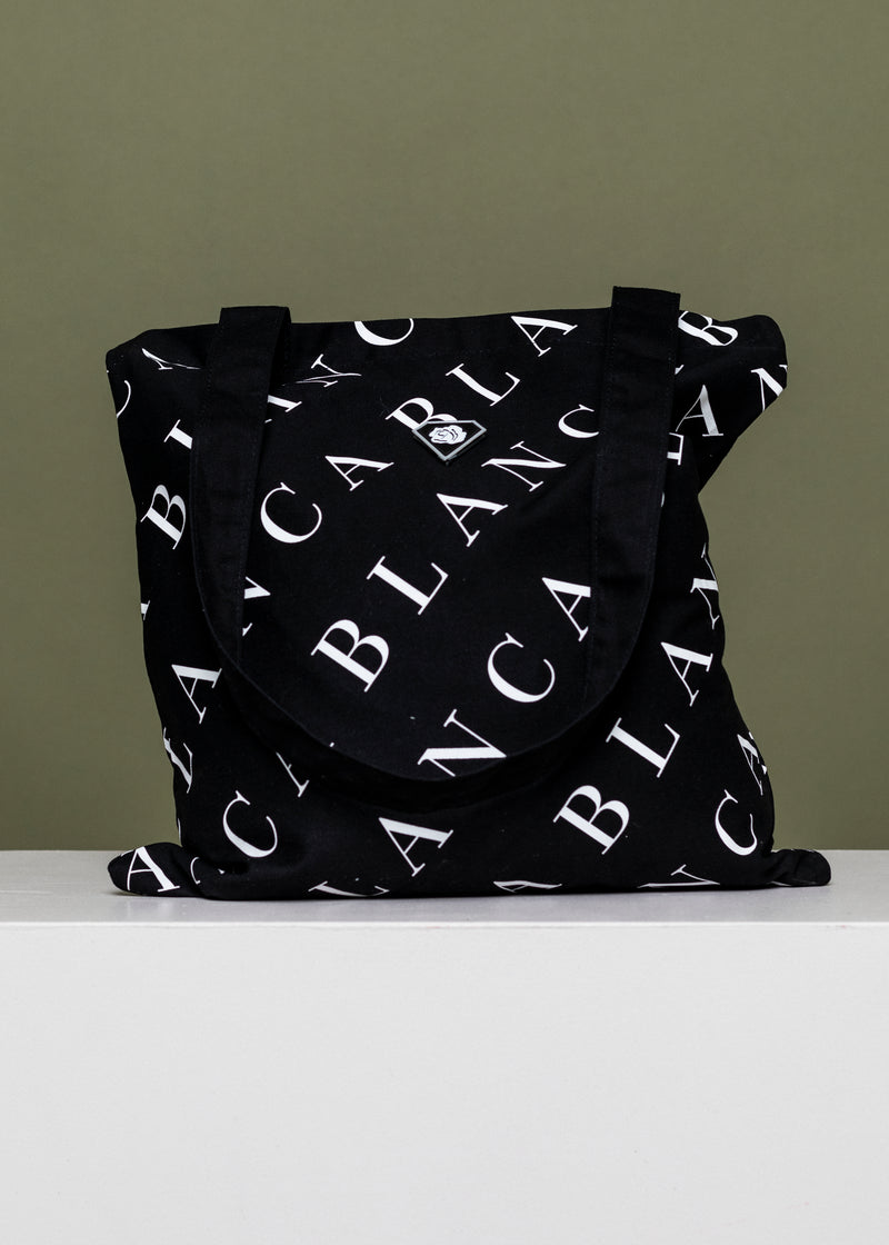 TOTEBAG - BLANCA 'THE LABEL' BLACK