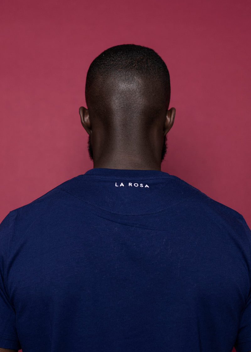 TEE 'ORIGINAL ROSE' - BLÅ