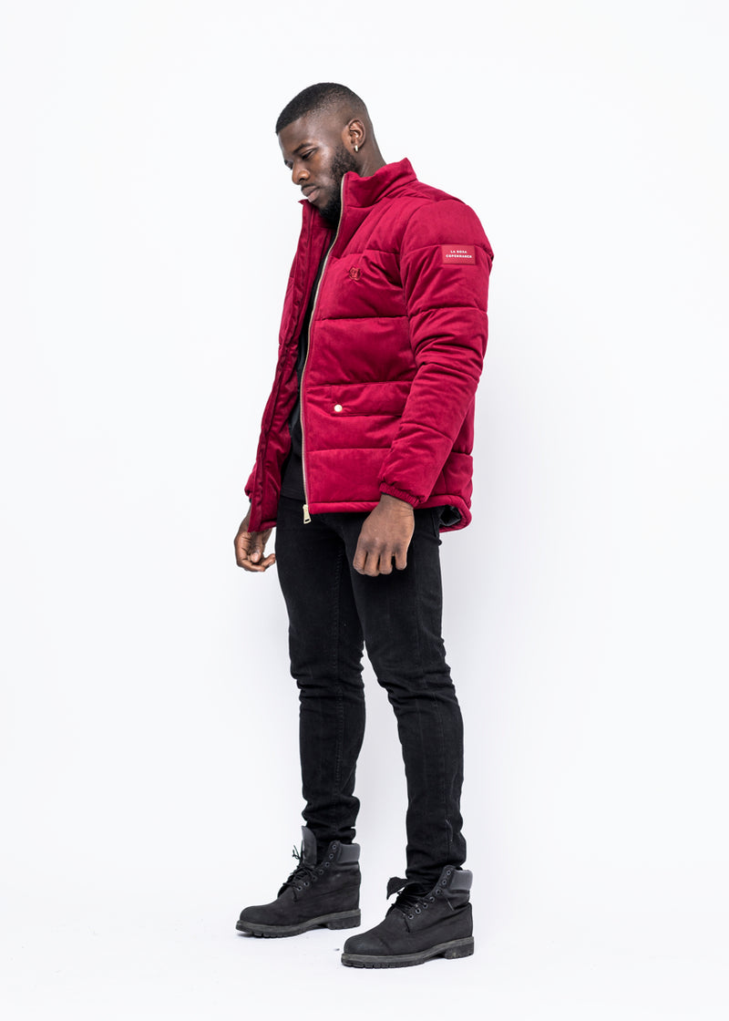CORDUROY JACKET - BURGUNDY