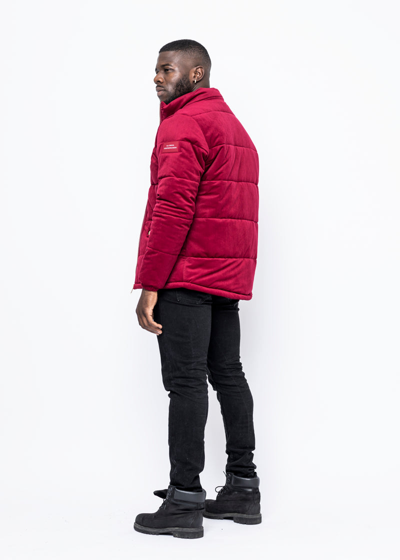 CORDUROY JACKET - BURGUNDY