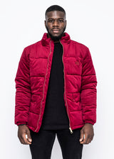CORDUROY JACKET - BURGUNDY