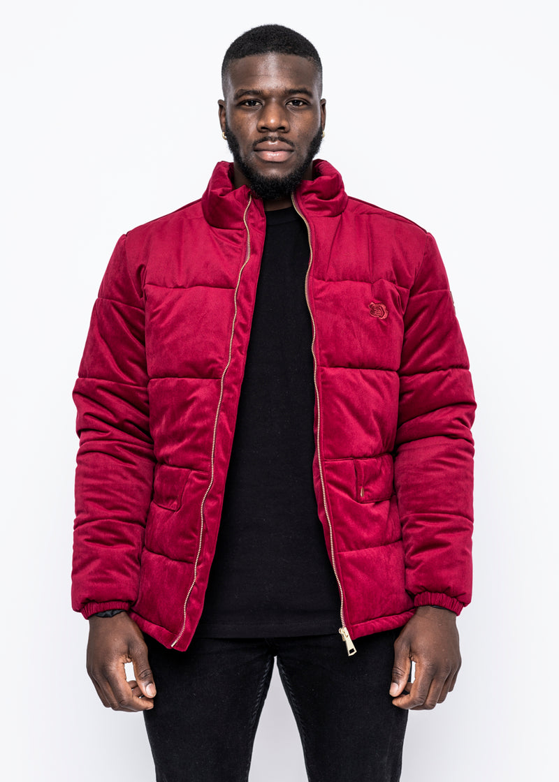 CORDUROY JACKET - BURGUNDY
