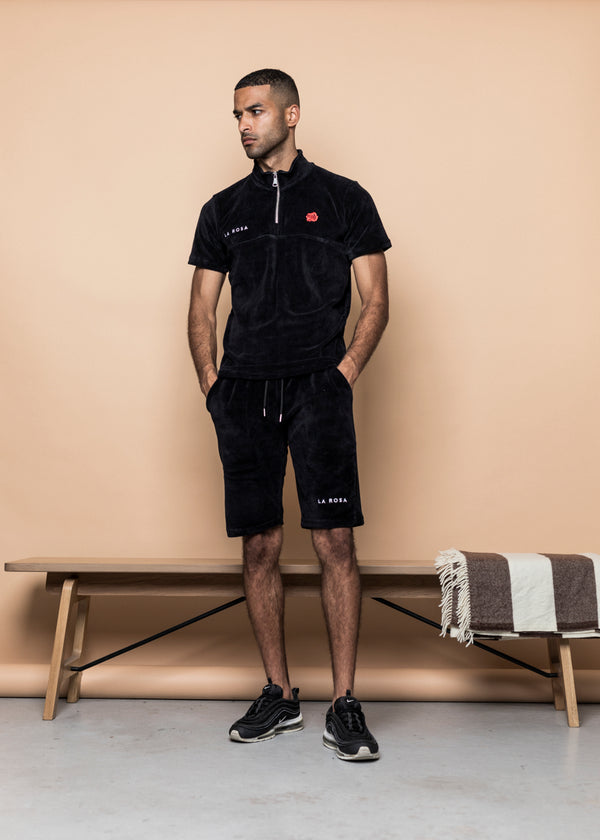 TRACKSUIT 'FLØLLE RØD ROSE SOMMER SUIT' - SORT