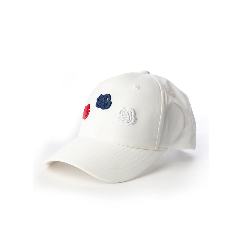 Triple Rose Cap White - LA ROSA COPENHAGEN