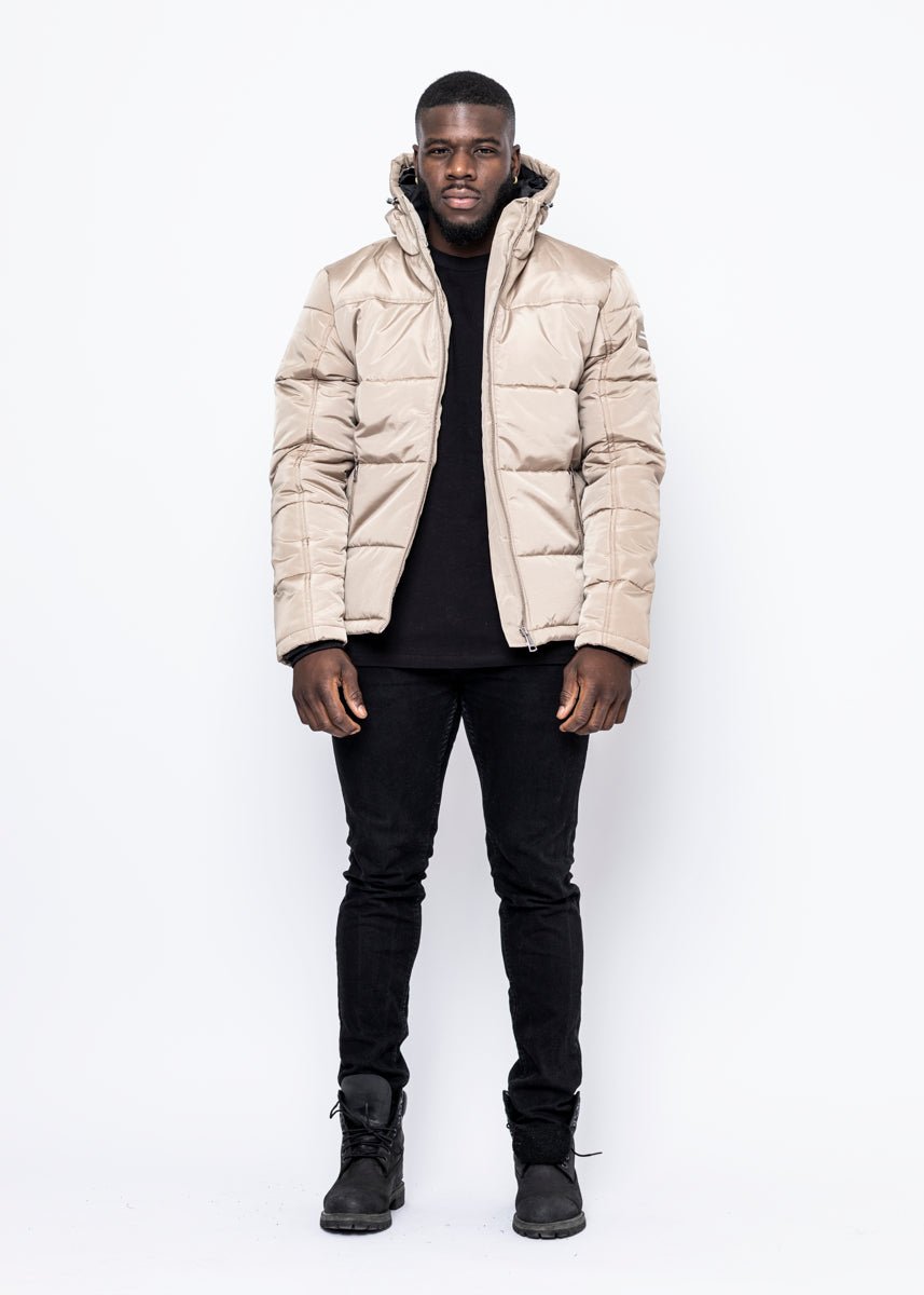 DOWN JACKET - BEIGE - LA ROSA