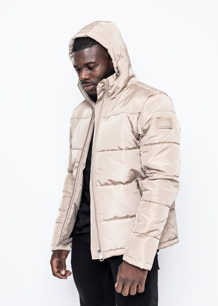 DOWN JACKET - BEIGE - LA ROSA