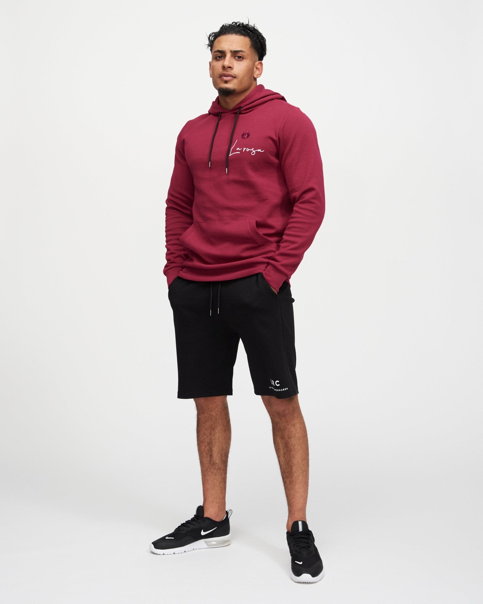 HOODIE - 'Pinot Noir' Red - LA ROSA