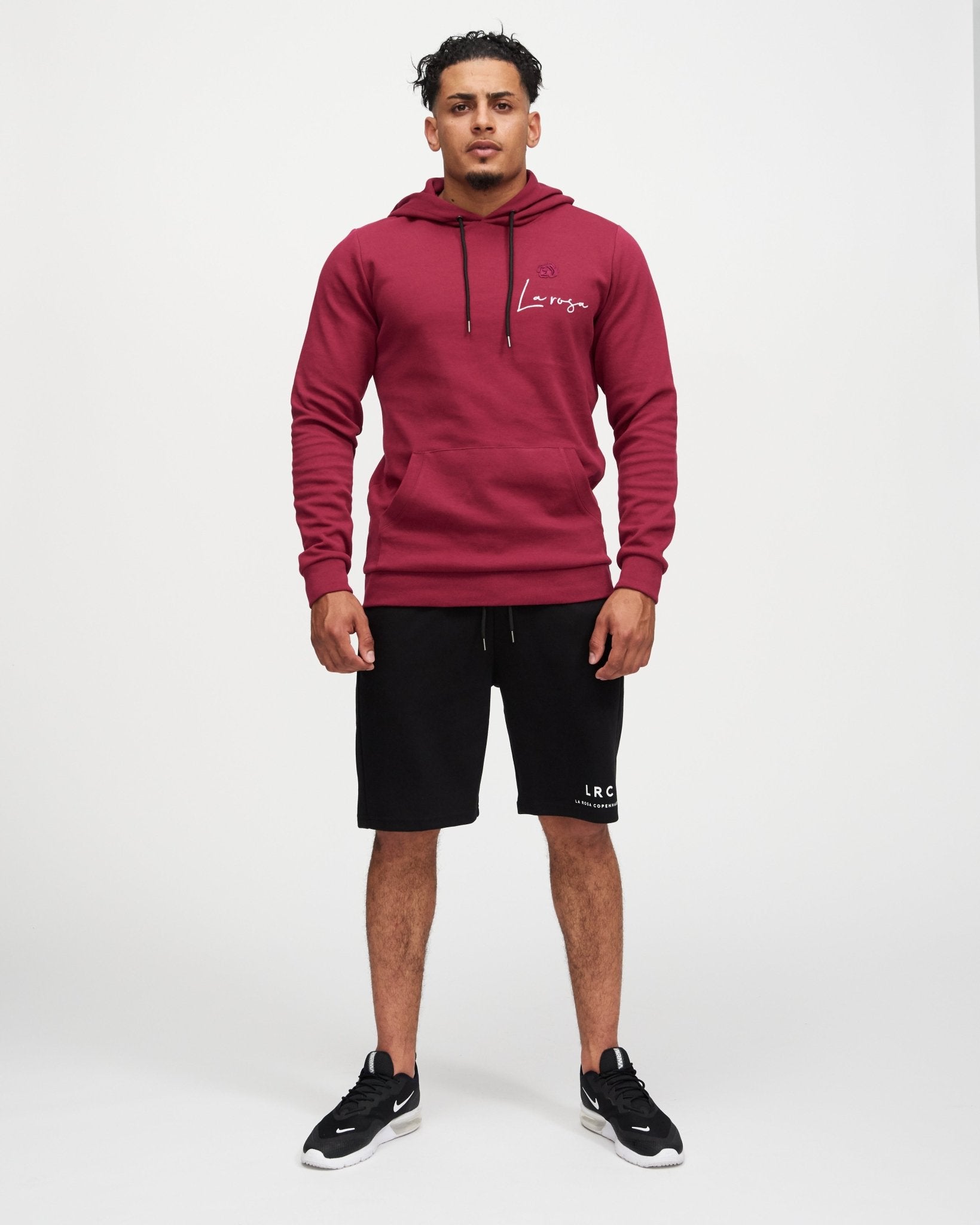 HOODIE - 'Pinot Noir' Red - LA ROSA