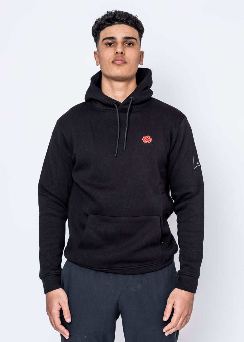 HOODIE - ROSE BLACK - LA ROSA