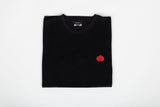 TEE 'CLASSIC ROSE' - BLACK