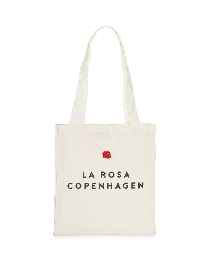 TOTEBAG - LA ROSA WHITE