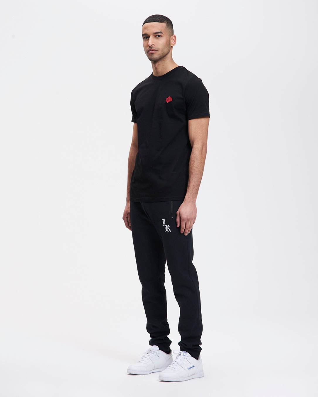 PANTS 'LR' - BLACK - LA ROSA