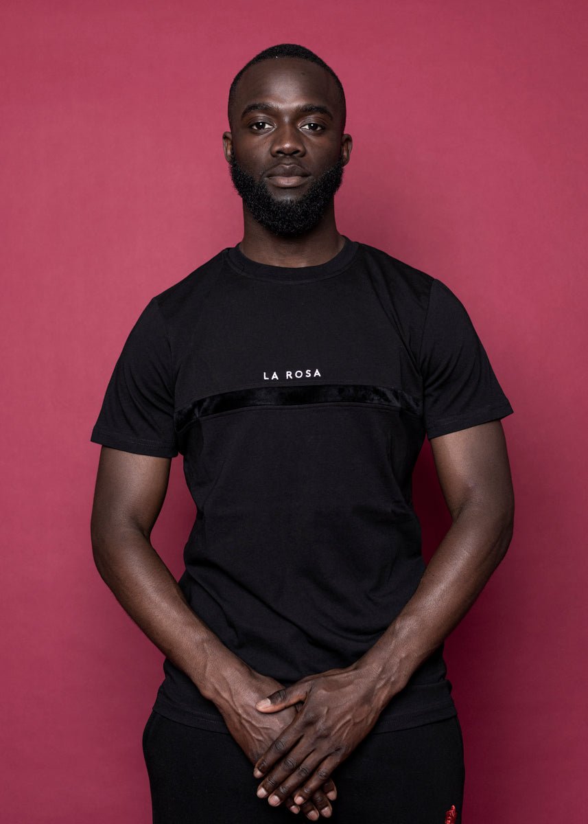 TEE 'BLACK VELVET MID CUT' - BLACK - LA ROSA