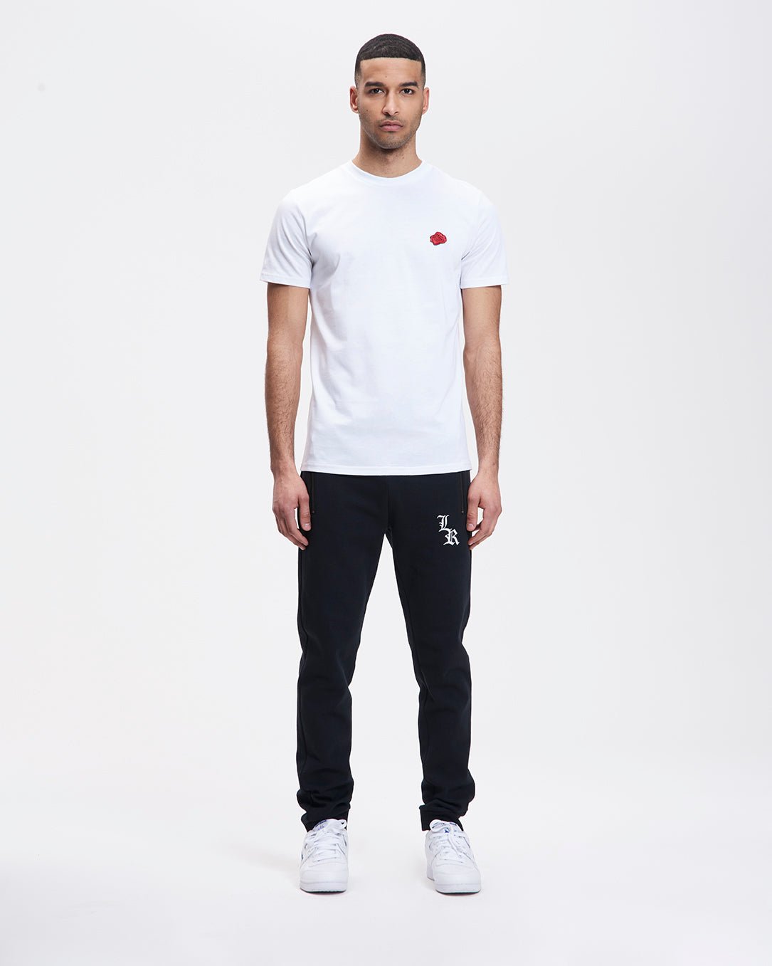 TEE 'CLASSIC ROSE' - WHITE - LA ROSA