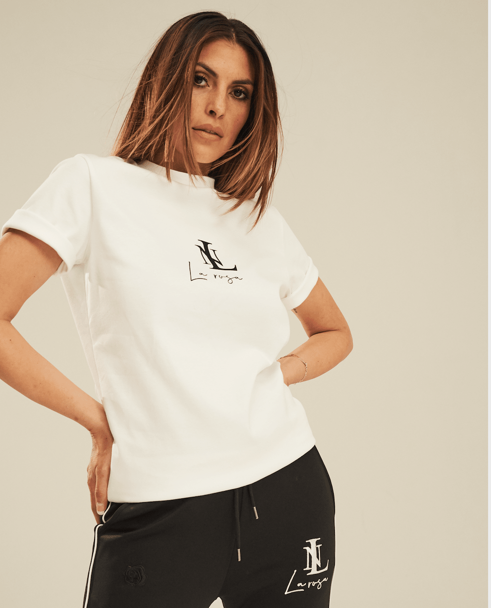 TEE 'LA ROSA x CEST LYON' - WHITE - LA ROSA