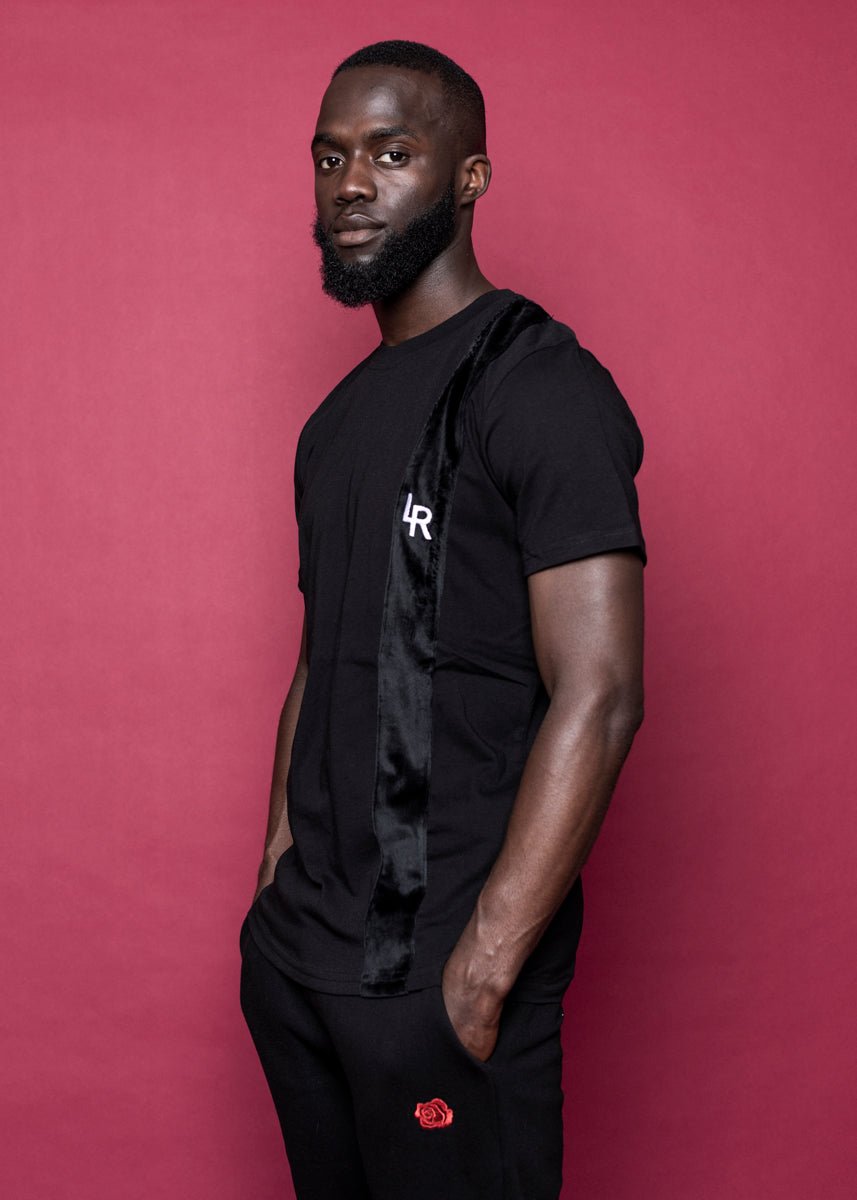 TEE 'LR' - BLACK - LA ROSA