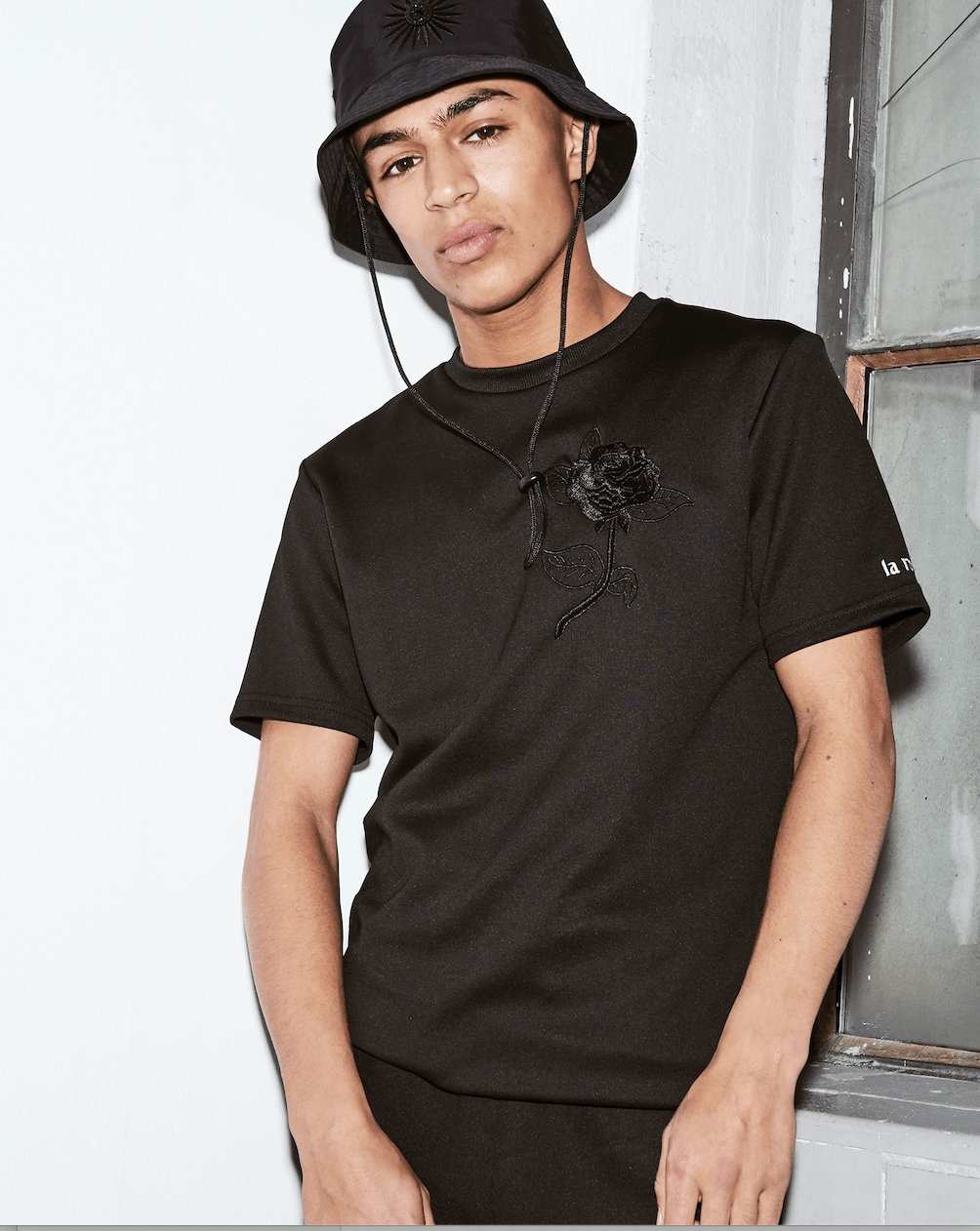 TRACKSUIT 'FINE ROSE SUMMERSUIT' - BLACK - LA ROSA