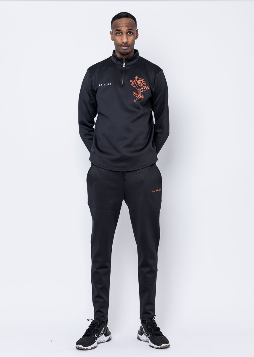 TRACKSUIT 'FINE SUIT BIG ROSE' - ORANGE - LA ROSA