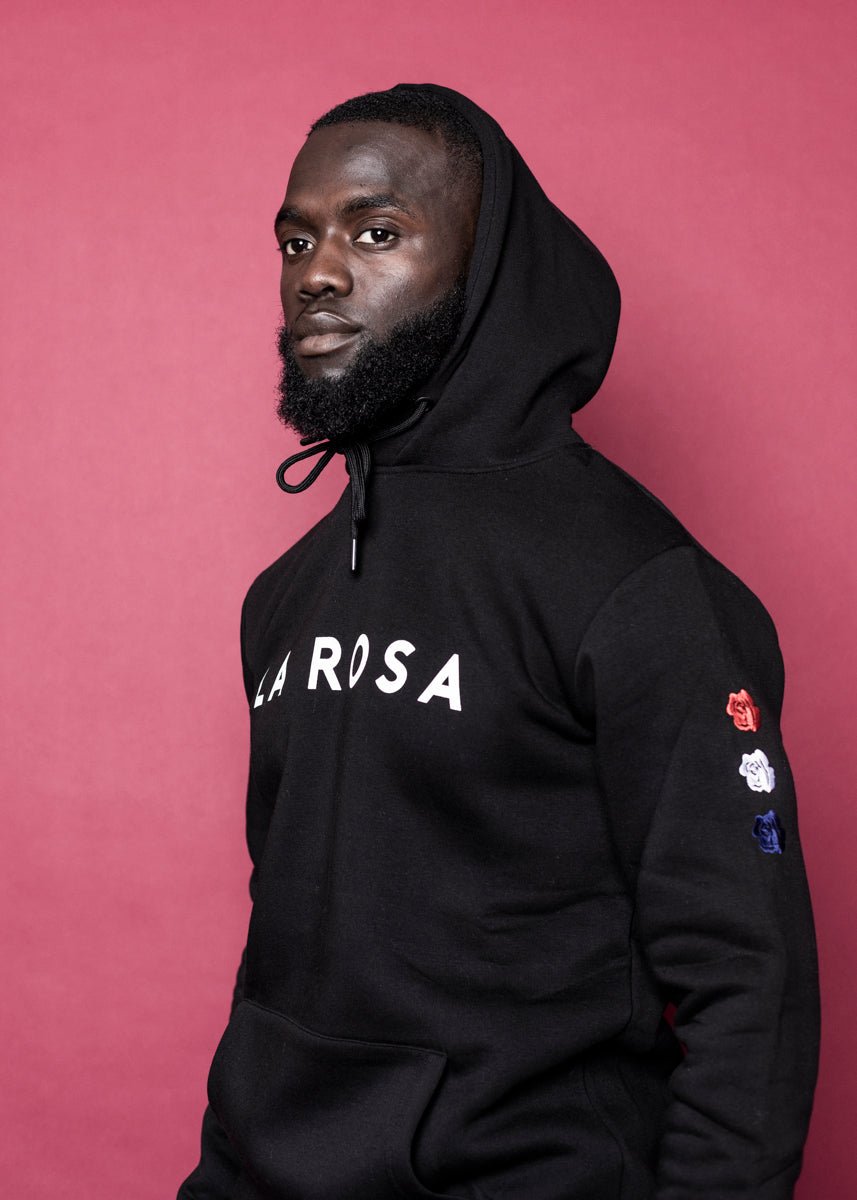 TRACKSUIT 'LOGO TRIPLE ROSE' - BLACK - LA ROSA
